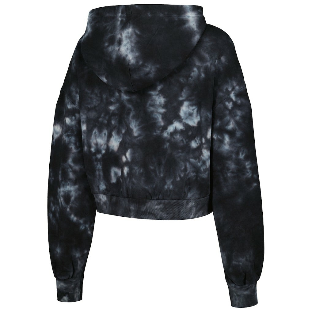 Chicago Bulls The Wild Collective Women's Tie-Dye Cropped Pullover Hoodie Online