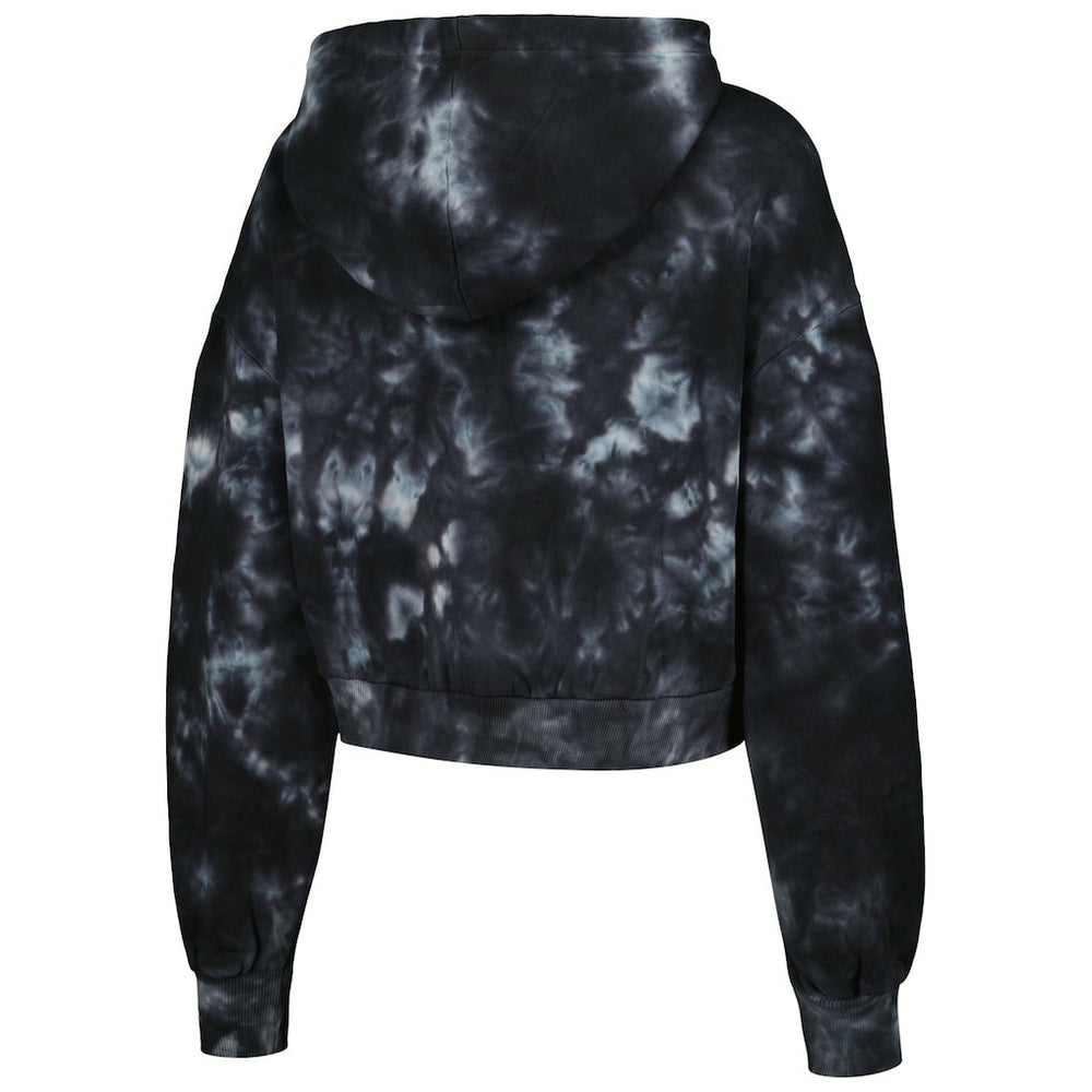 Chicago Bulls The Wild Collective Women's Tie-Dye Cropped Pullover Hoodie Online
