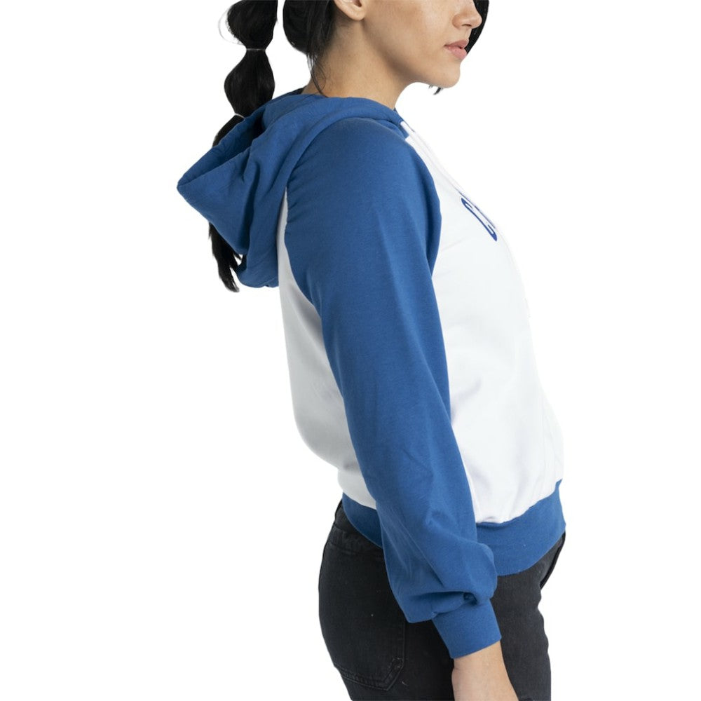 Chicago Cubs Lusso Women's Marlowe Tri-Blend Raglan Pullover Hoodie | MLB Sale