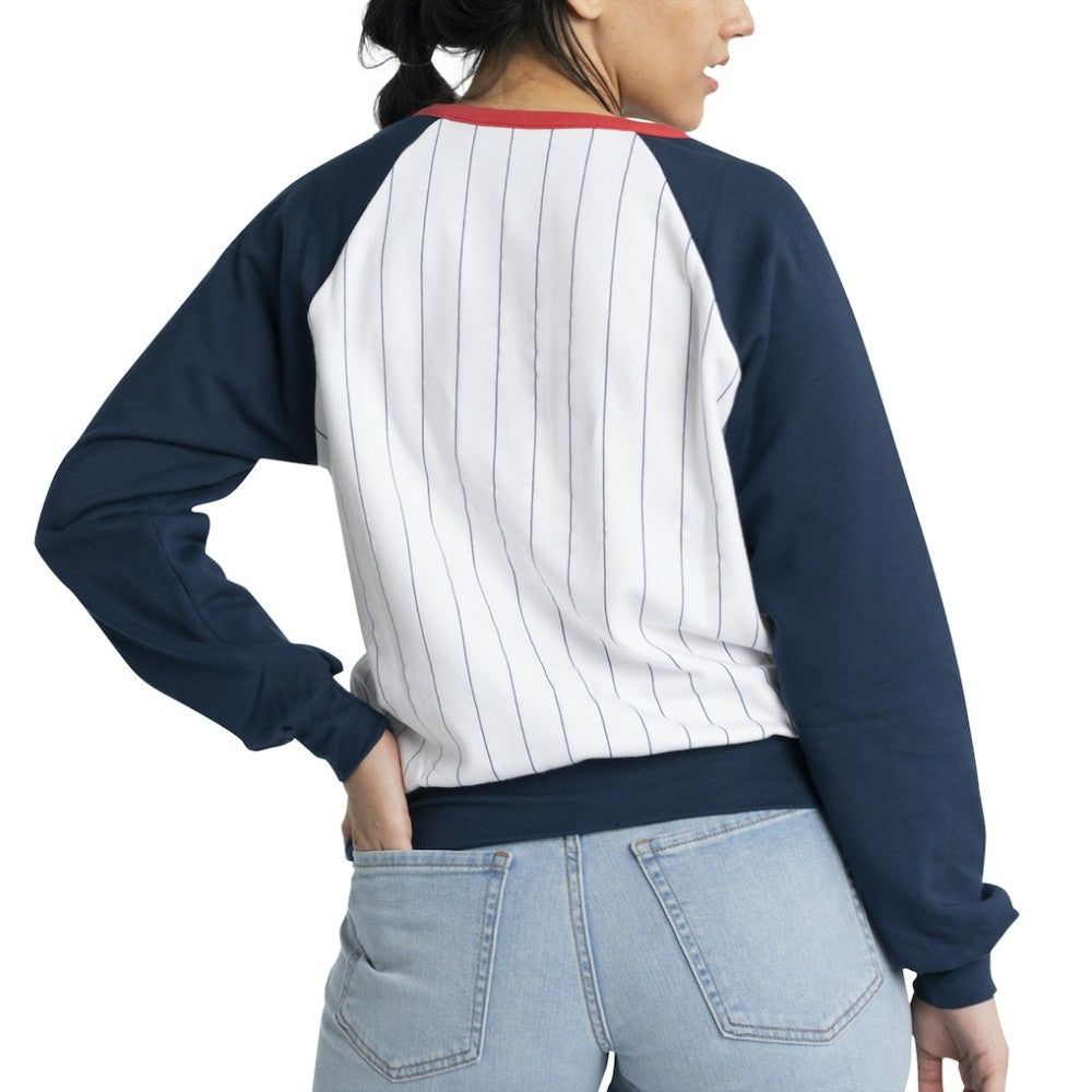 St. Louis Cardinals Lusso Women's Mack Fleece V-Neck Pullover Top | MLB Sale