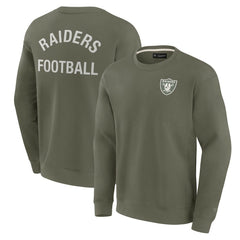 Las Vegas Raiders Fanatics Unisex Elements Super Soft Pullover Sweatshirt