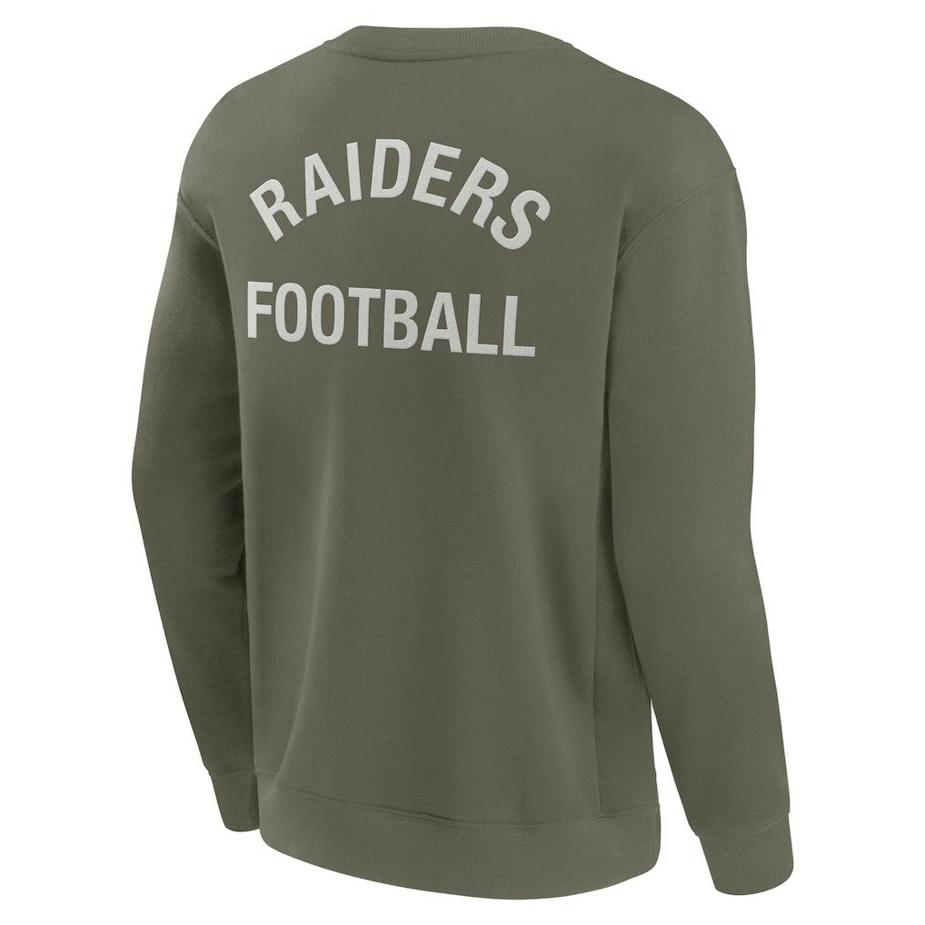 Las Vegas Raiders Fanatics Unisex Elements Super Soft Pullover Sweatshirt