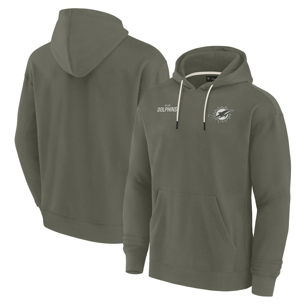 Miami Dolphins Fanatics Unisex Elements Super Soft Fleece Pullover Hoodie