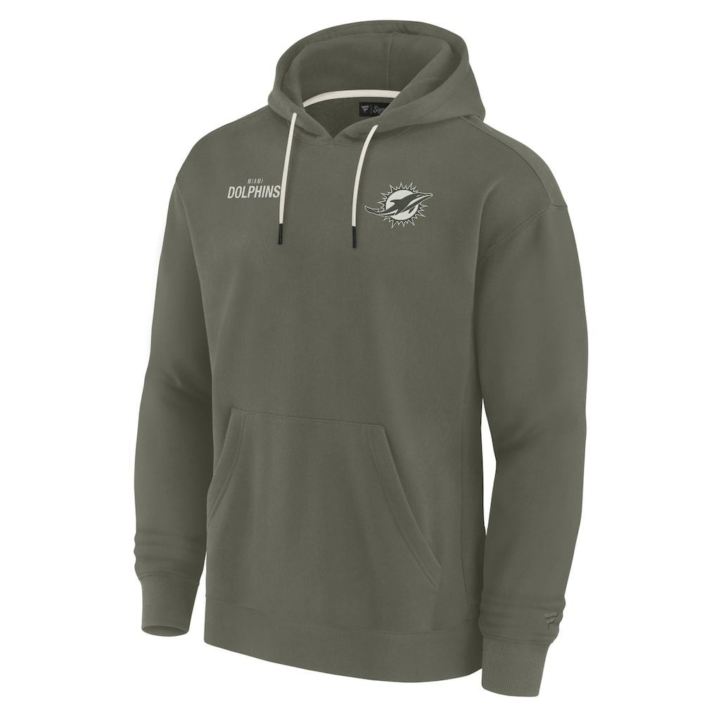 Miami Dolphins Fanatics Unisex Elements Super Soft Fleece Pullover Hoodie