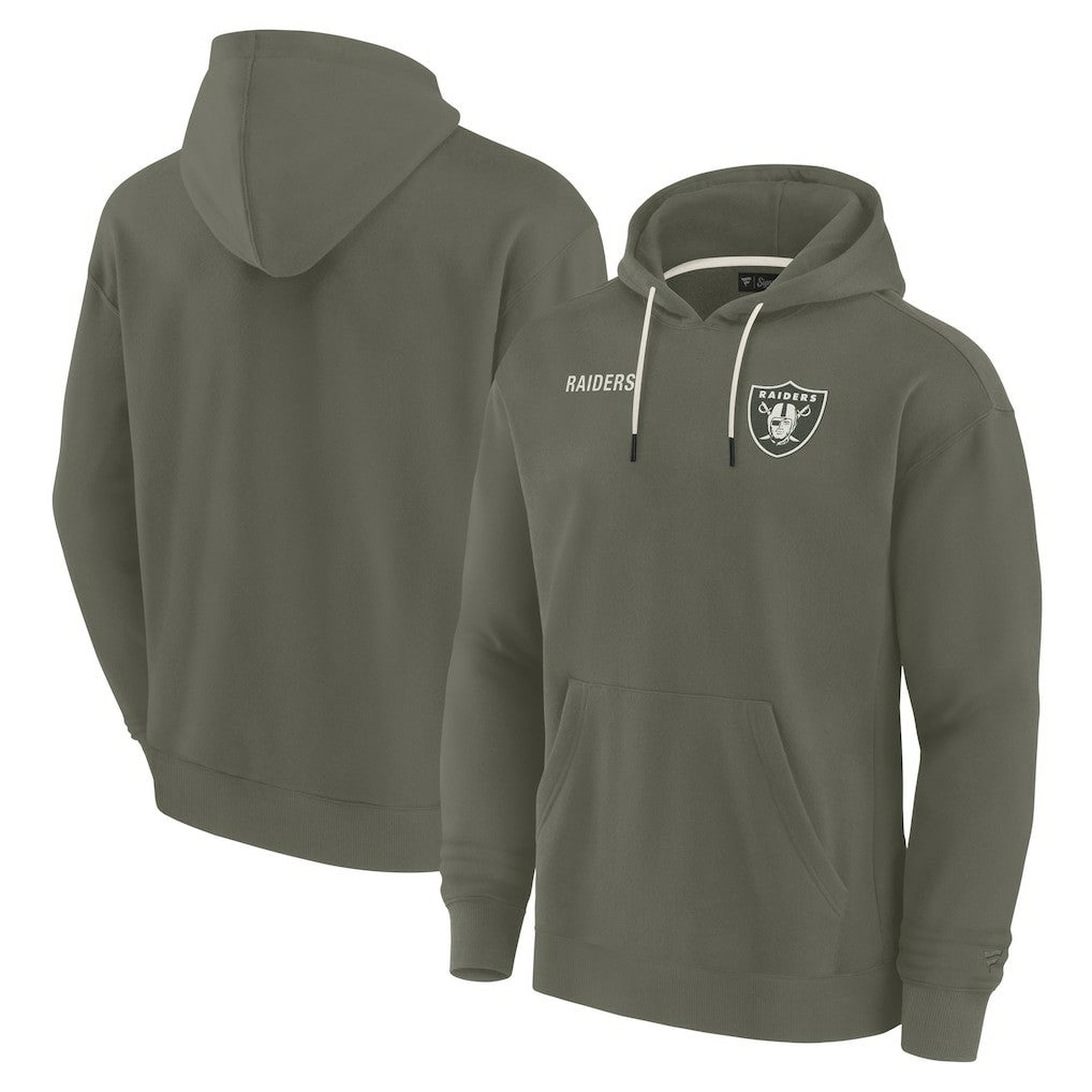 Las Vegas Raiders Fanatics Unisex Elements Super Soft Fleece Pullover Hoodie