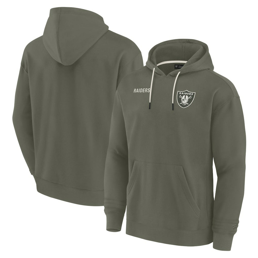 Las Vegas Raiders Fanatics Unisex Elements Super Soft Fleece Pullover Hoodie