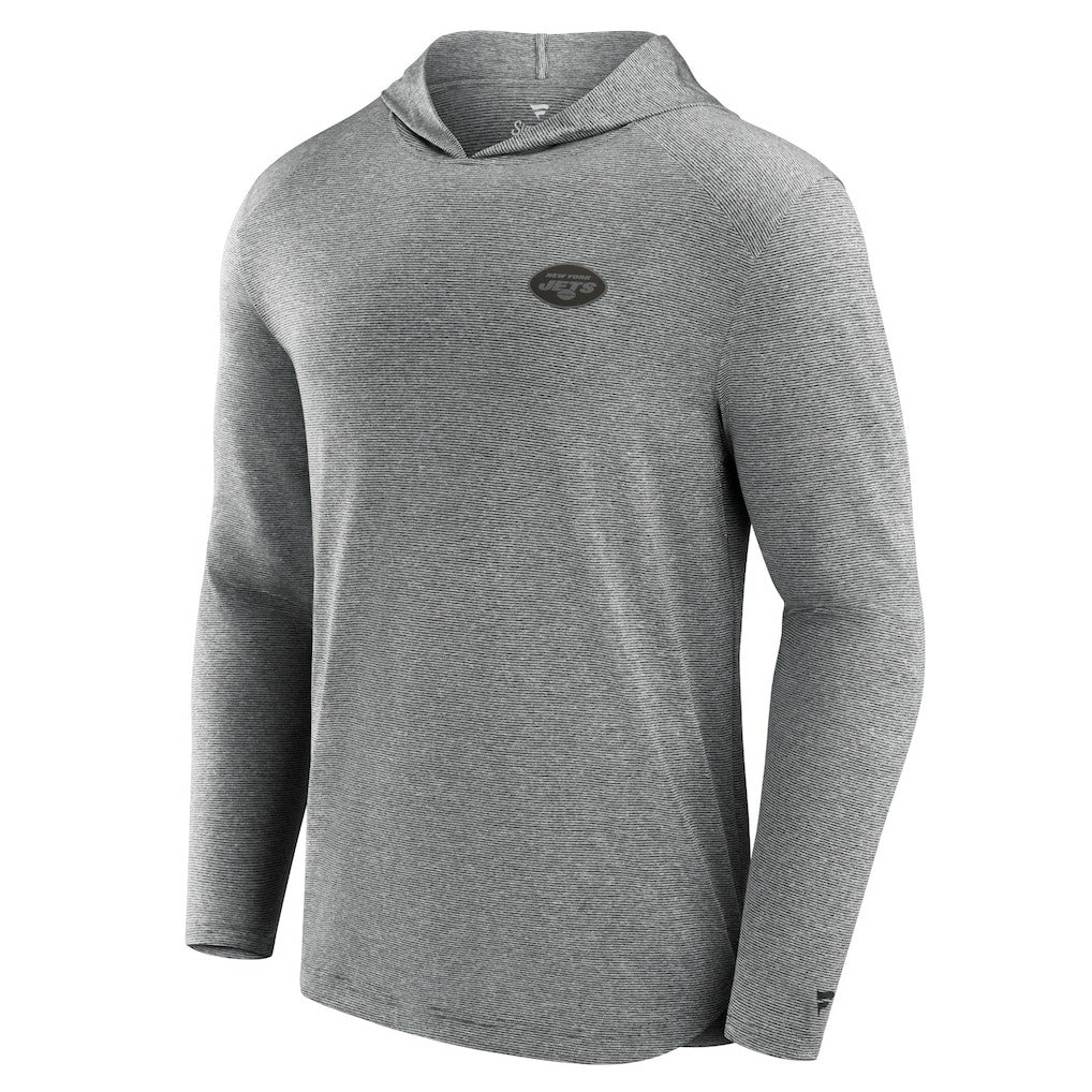 New York Jets Fanatics Front Office Tech Lightweight Hoodie T-Shirt