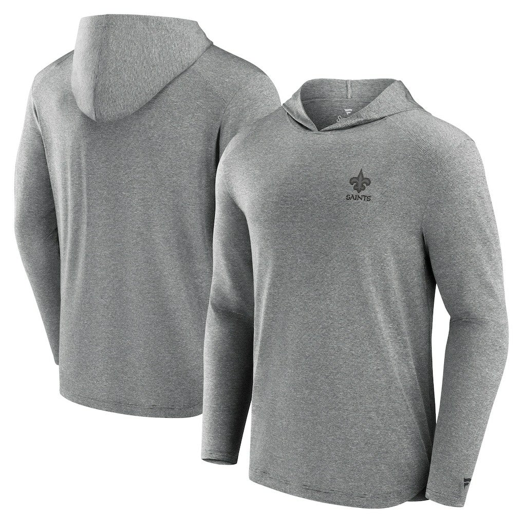 New Orleans Saints Fanatics Front Office Tech Lightweight Hoodie T-Shirt