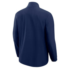 Chicago Bears Fanatics Front Office Micro Tonal Quarter-Zip Pullover