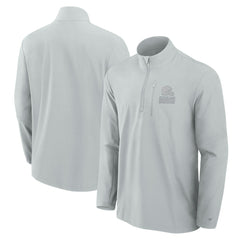 Cleveland Browns Fanatics Front Office Micro Tonal Quarter-Zip Pullover