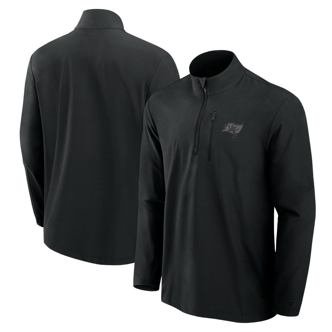 Tampa Bay Buccaneers Fanatics Front Office Micro Tonal Quarter-Zip Pullover