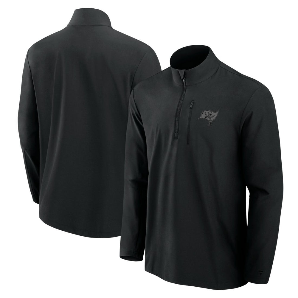 Tampa Bay Buccaneers Fanatics Front Office Micro Tonal Quarter-Zip Pullover