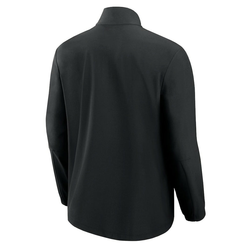 Philadelphia Eagles Fanatics Front Office Micro Tonal Quarter-Zip Pullover