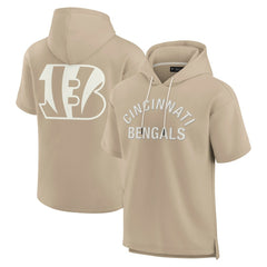 Cincinnati Bengals Fanatics Unisex Elements Super Soft Fleece Short Sleeve Pullover Hoodie