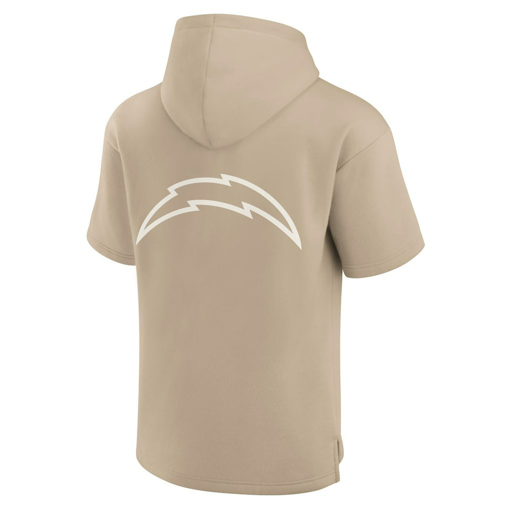 Los Angeles Chargers Fanatics Unisex Elements Super Soft Fleece Short Sleeve Pullover Hoodie