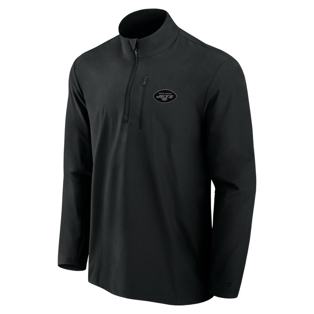 New York Jets Fanatics Front Office Micro Tonal Quarter-Zip Pullover