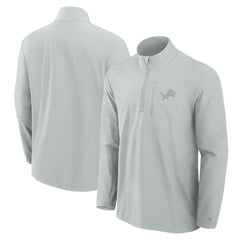Detroit Lions Fanatics Front Office Micro Tonal Quarter-Zip Pullover