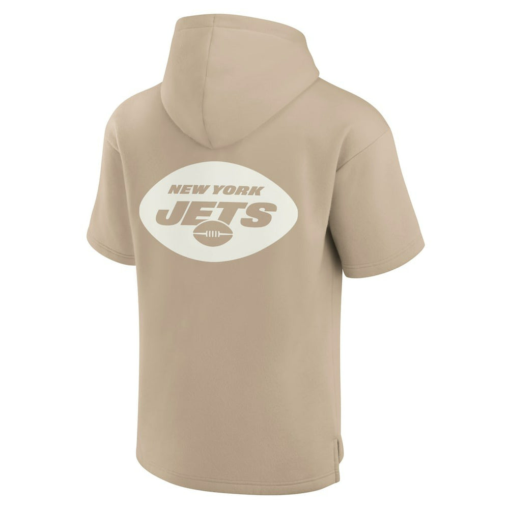 New York Jets Fanatics Unisex Elements Super Soft Fleece Short Sleeve Pullover Hoodie