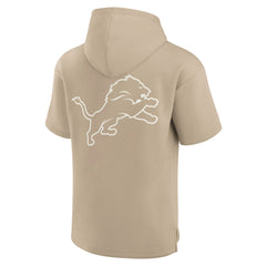 Detroit Lions Fanatics Unisex Elements Super Soft Fleece Short Sleeve Pullover Hoodie