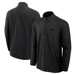 Carolina Panthers Fanatics Front Office Micro Tonal Quarter-Zip Pullover