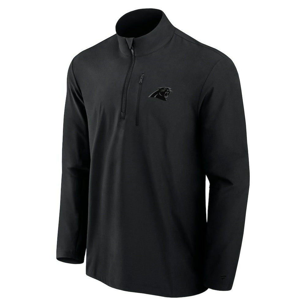 Carolina Panthers Fanatics Front Office Micro Tonal Quarter-Zip Pullover