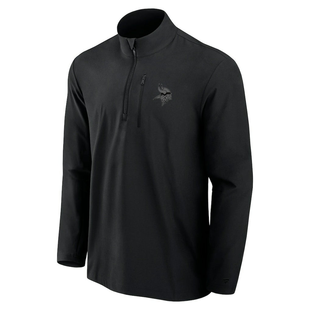 Minnesota Vikings Fanatics Front Office Micro Tonal Quarter-Zip Pullover
