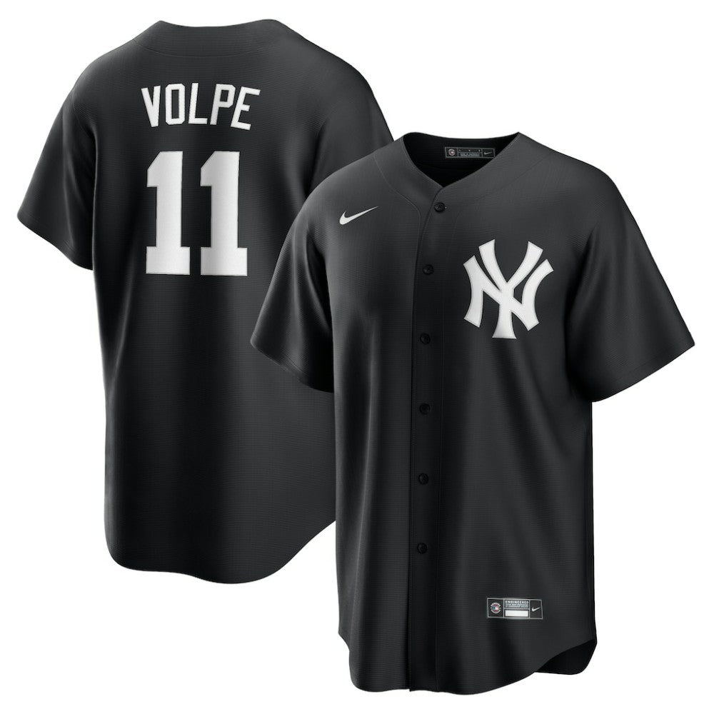Anthony Volpe New York Yankees Fashion Replica Player Jersey - Black