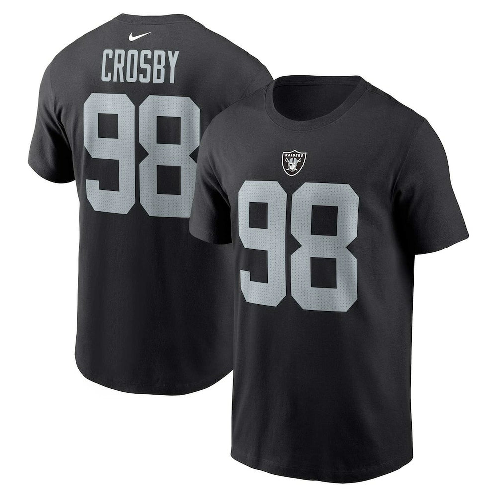 Las Vegas Raiders Nike Maxx Crosby  Player Name & Number T-Shirt