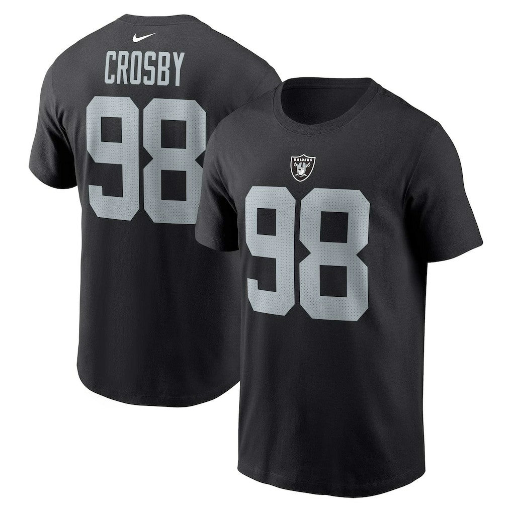 Las Vegas Raiders Nike Maxx Crosby  Player Name & Number T-Shirt