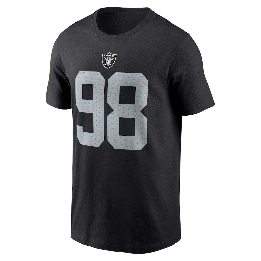 Las Vegas Raiders Nike Maxx Crosby  Player Name & Number T-Shirt