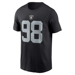 Las Vegas Raiders Nike Maxx Crosby  Player Name & Number T-Shirt