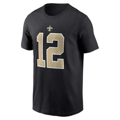 New Orleans Saints Nike Chris Olave  Player Name & Number T-Shirt