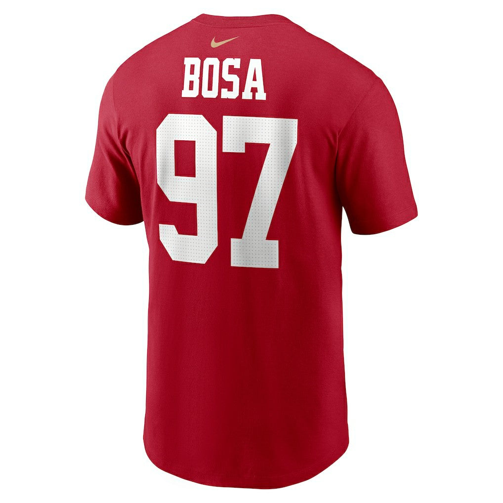 San Francisco 49ers Nike Nick Bosa  Player Name & Number T-Shirt