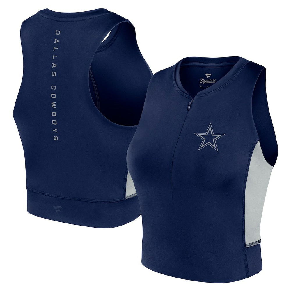 Dallas Cowboys Fanatics Women's Studio Fitted Gym Tank Top