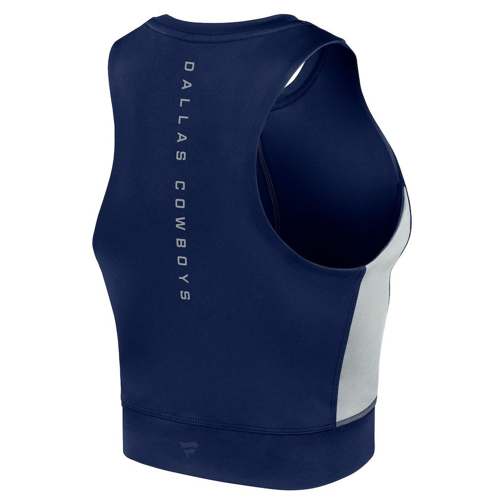 Dallas Cowboys Fanatics Women's Studio Fitted Gym Tank Top