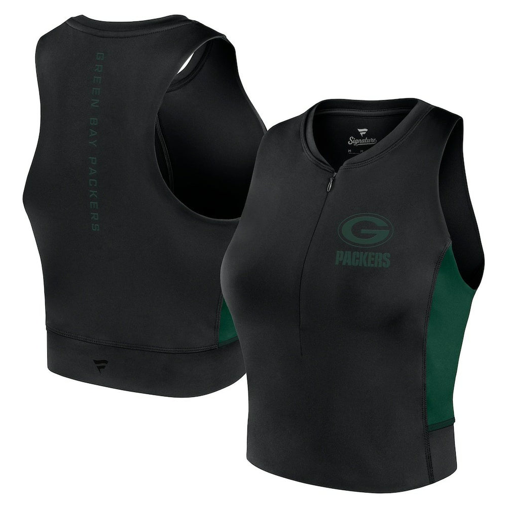 Green Bay Packers Fanatics Women's Studio Fitted Gym Tank Top