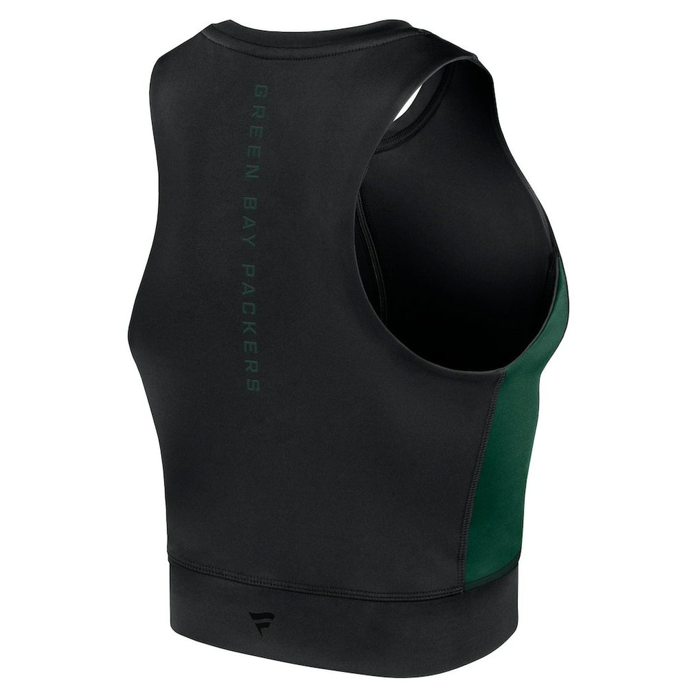 Green Bay Packers Fanatics Women's Studio Fitted Gym Tank Top