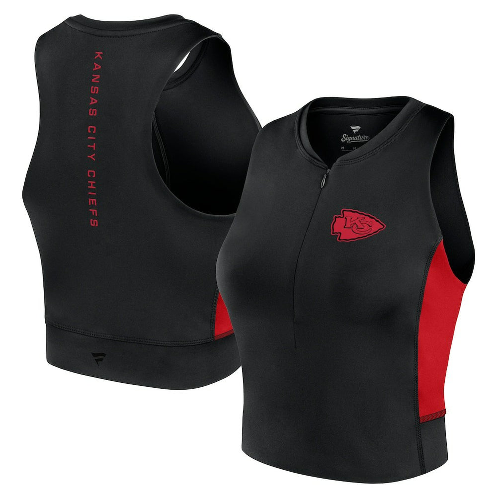 Kansas City Chiefs Fanatics Women's Studio Fitted Gym Tank Top