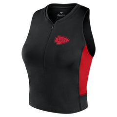 Kansas City Chiefs Fanatics Women's Studio Fitted Gym Tank Top