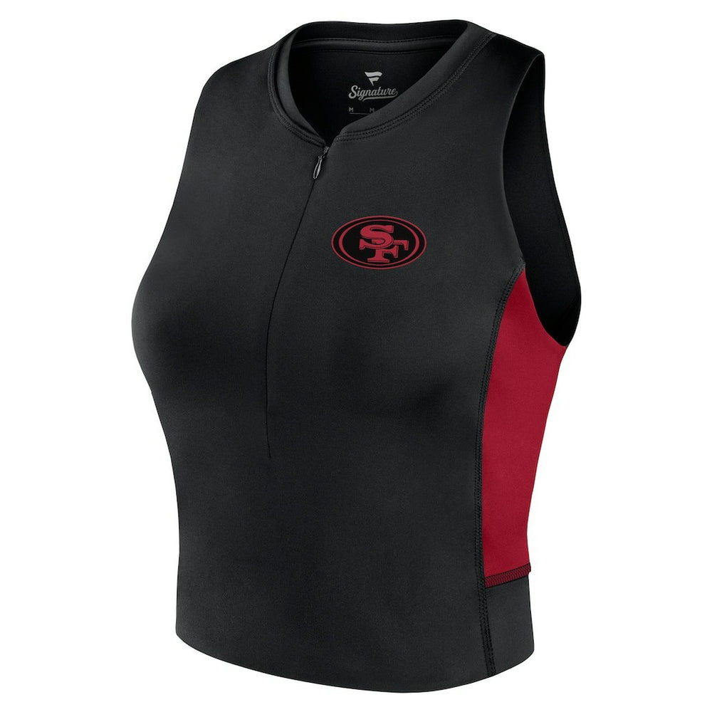 San Francisco 49ers Fanatics Women's Studio Fitted Gym Tank Top