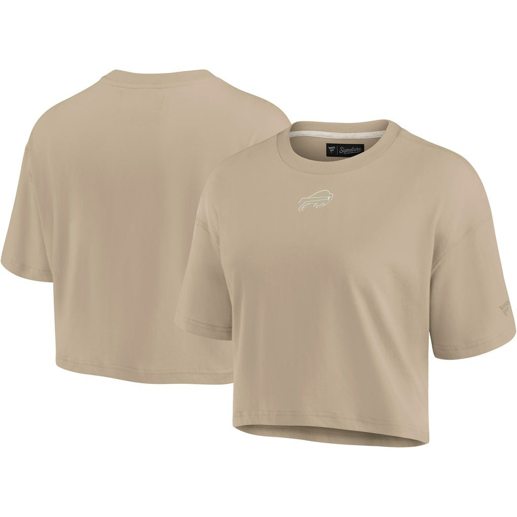 Buffalo Bills Fanatics Women's Elements Super Soft Boxy Cropped T-Shirt