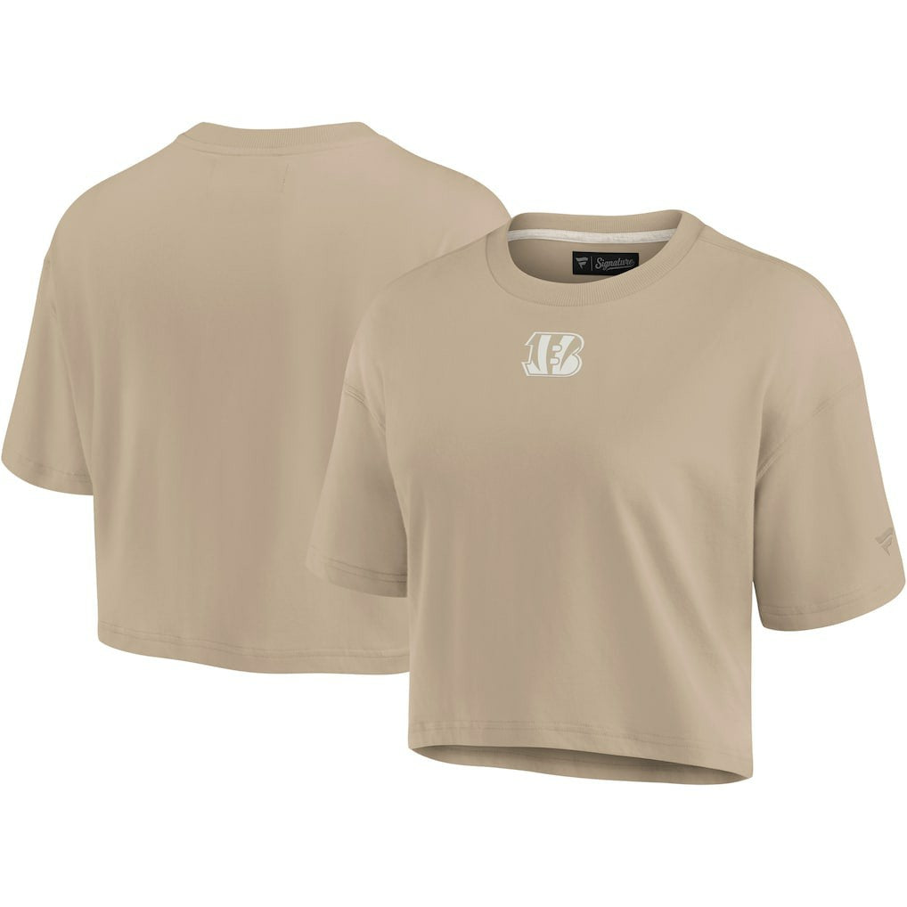 Cincinnati Bengals Fanatics Women's Elements Super Soft Boxy Cropped T-Shirt