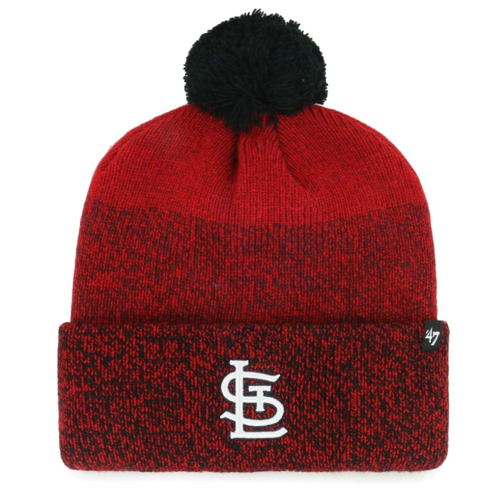 St. Louis Cardinals '47 Darkfreeze Cuffed Knit Hat with Pom | MLB For sale