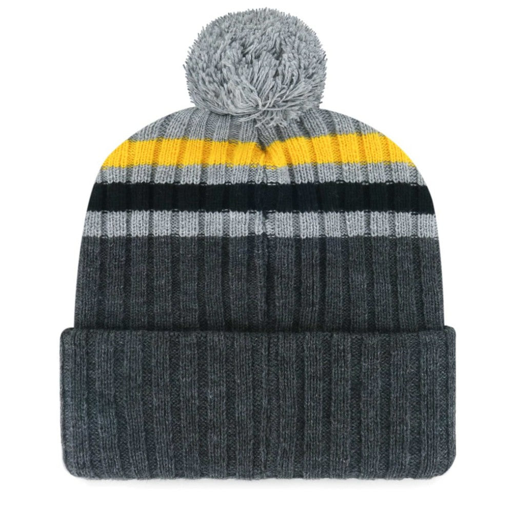 Pittsburgh Pirates '47 Stack Cuffed Knit Hat with Pom | MLB Discount