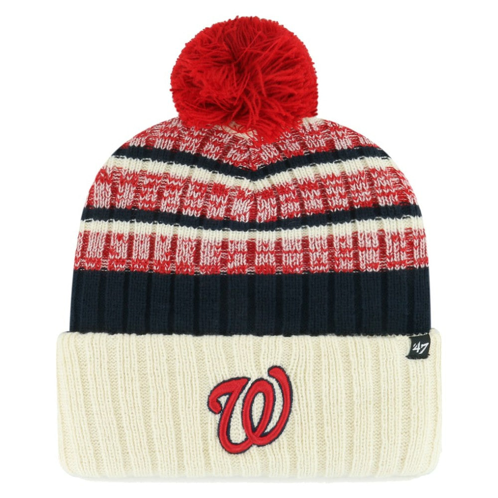 Washington Nationals '47 Tavern Cuffed Knit Hat with Pom | MLB Online