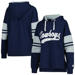Dallas Cowboys  Starter Women's Bump And Run Long Sleeve Hoodie T-Shirt