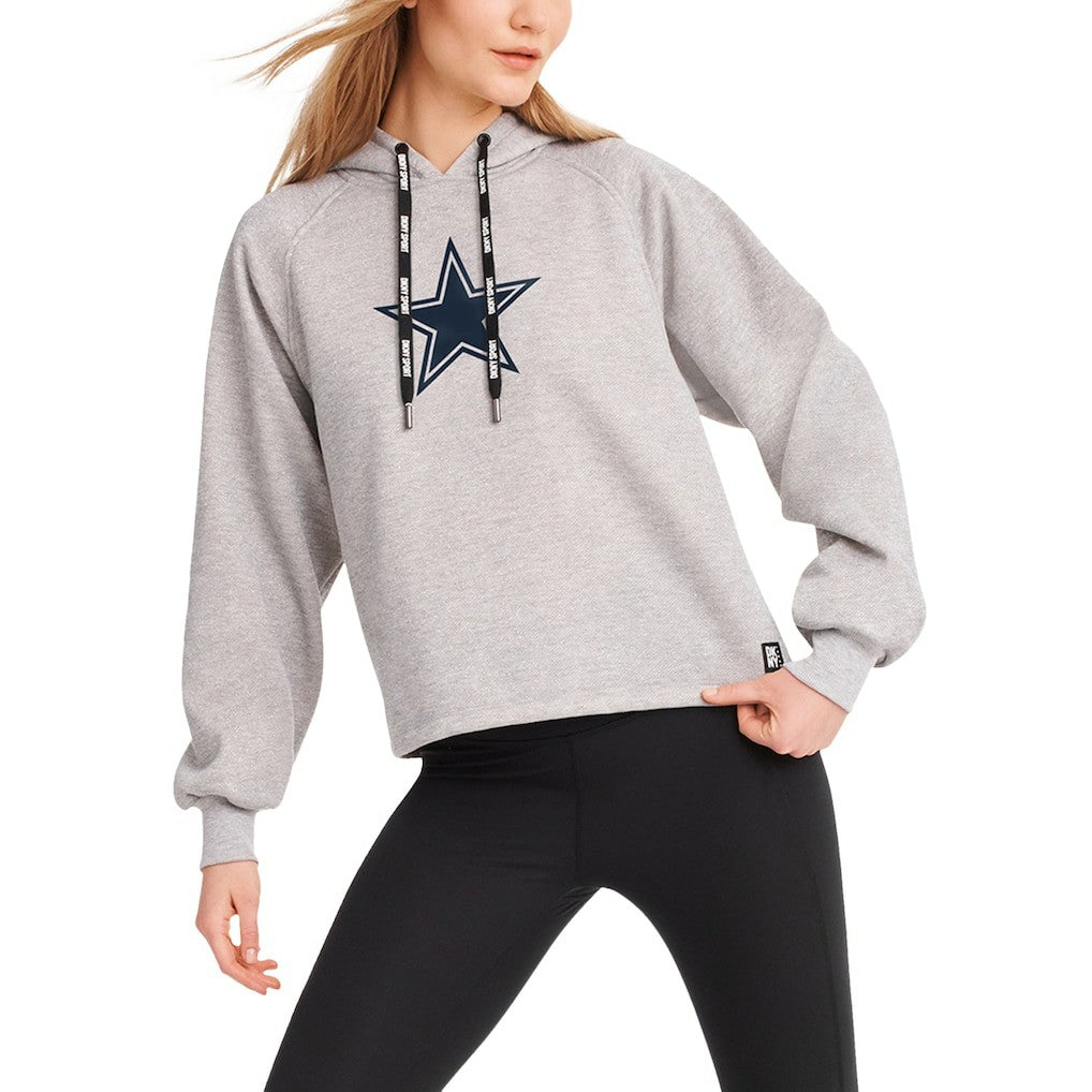 Dallas Cowboys  DKNY Sport Women's Debbie Dolman Raglan Pullover Hoodie