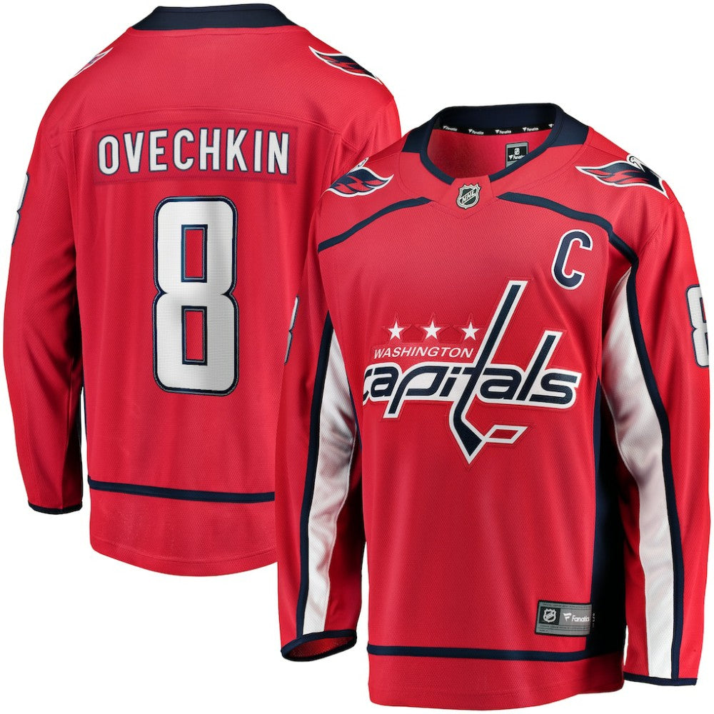 Alexander Ovechkin Washington Capitals Fanatics Captain Patch Home Breakaway Jersey Discount