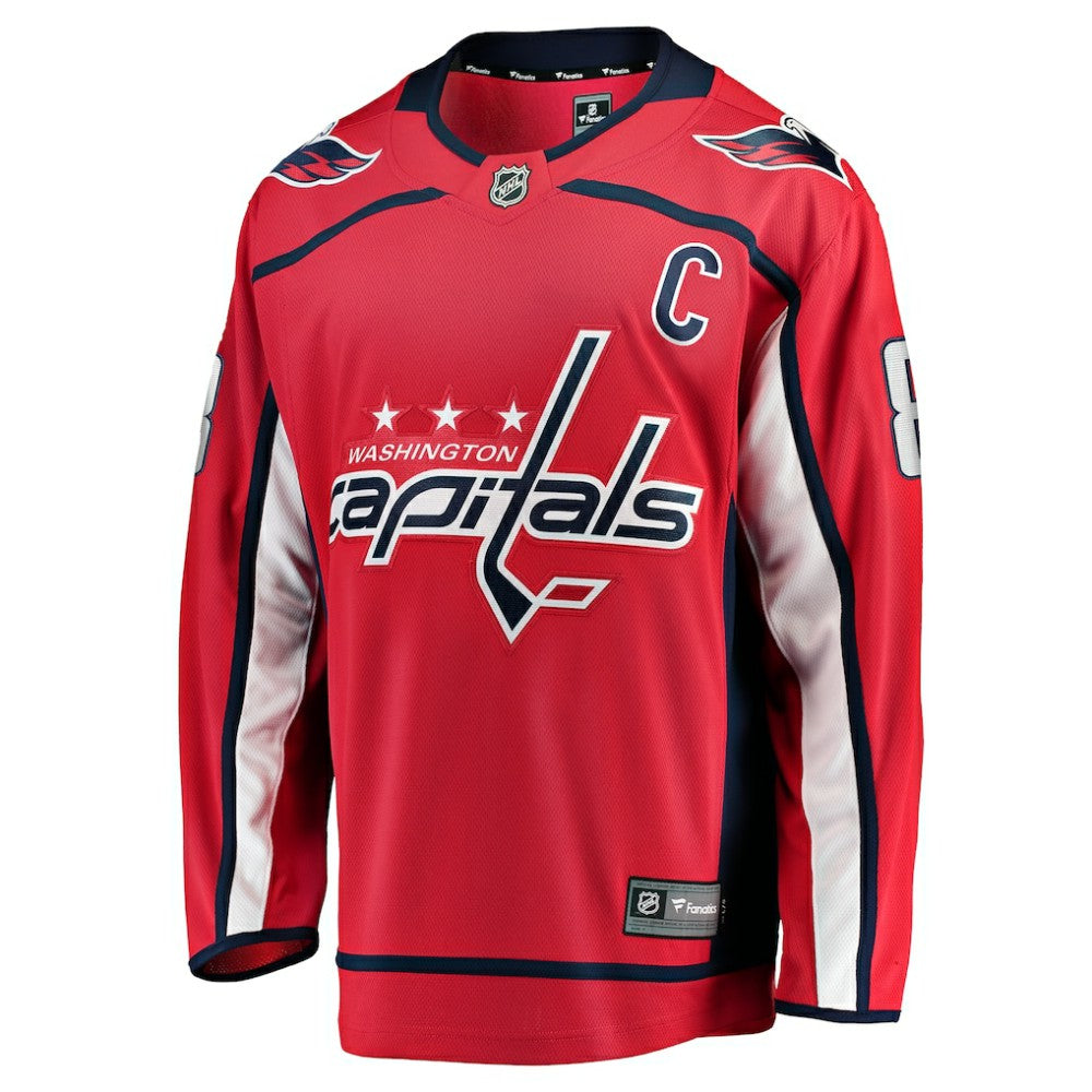 Alexander Ovechkin Washington Capitals Fanatics Captain Patch Home Breakaway Jersey Discount