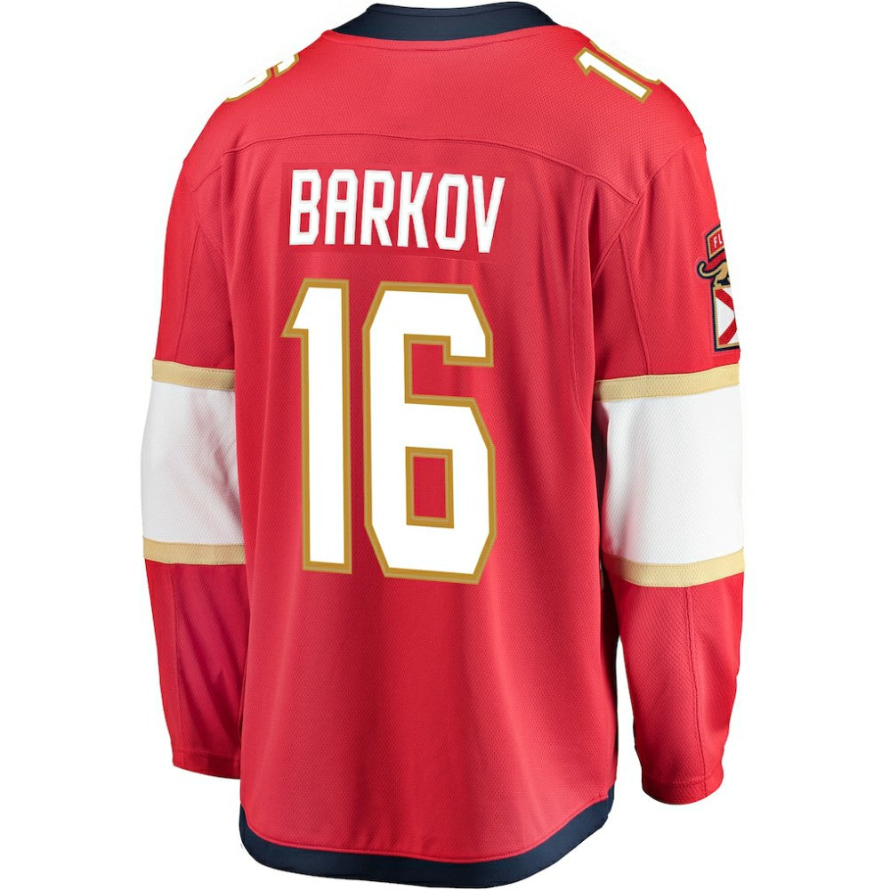 Aleksander Barkov Florida Panthers Fanatics Captain Patch Home Breakaway Jersey Sale